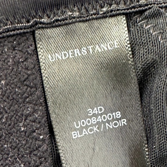 Understance Harper Smooth Lace Flexwire strappy soft cup bra 34D Black - Picture 6 of 8